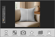 Cushion Mockup, a Product Mockup by Bruno's Shop (Thumbnail 2 of 3)