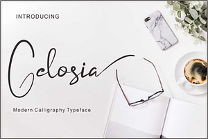 Celosia, a Script Font by edcreative