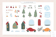 Noel hand drawn Christmas set, a Decorative Illustration by brialinas (Thumbnail 3 of 9)