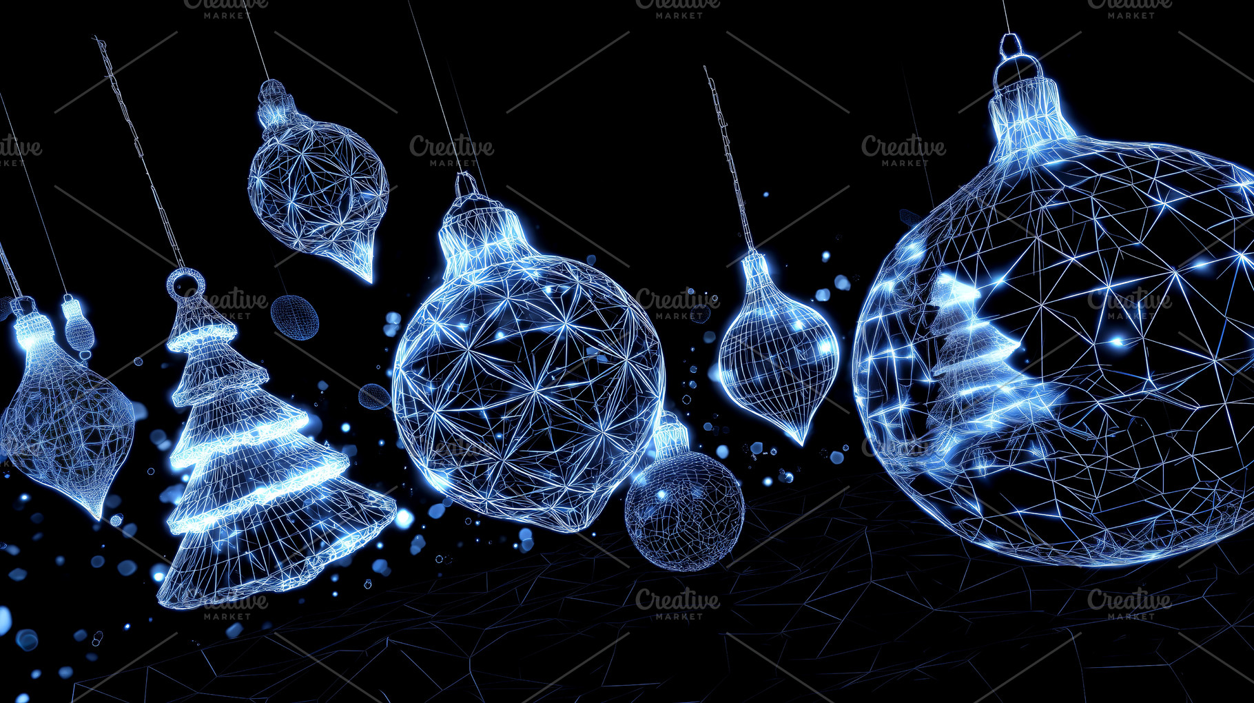 Digital Christmas background, a Holiday Photo by LiliGraphie