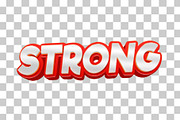 Strong Bold Editable Text Effect PSD, a Layer Style Add-On by TrueVector (Thumbnail 2 of 2)