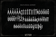 Vestigia - Horror Display Font, a Blackletter Font by overlaytemplates (Thumbnail 5 of 5)