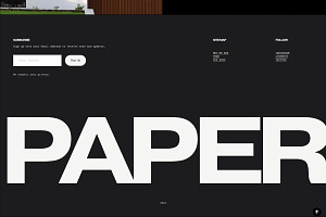 Paper Studio Architect Squarespace