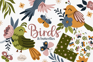 Birds And Butterflies Collection