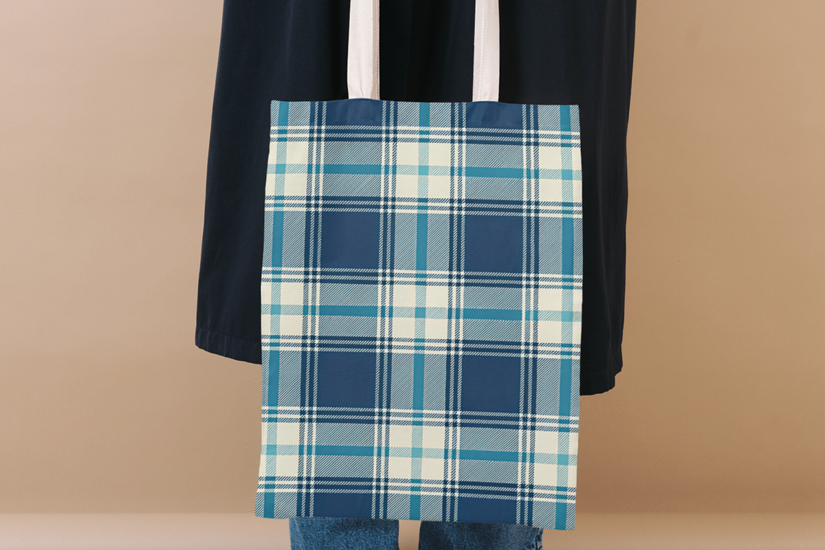 Blue Tartan Seamless Pattern, a Pattern Graphic by FloridPrintables (Photo 9 of 9)