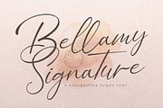 Bellamy Signature - Handwritten Font, a Script Font by StringLabs (Thumbnail 1 of 13)