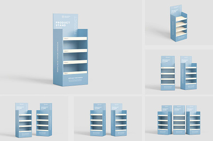 Product Rack Stand Mockup, a Product Mockup by tiyasprabawa