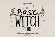Basic Witch Club - Halloween Font, a Handwritten Font by AndrewPixelType (Thumbnail 1 of 13)