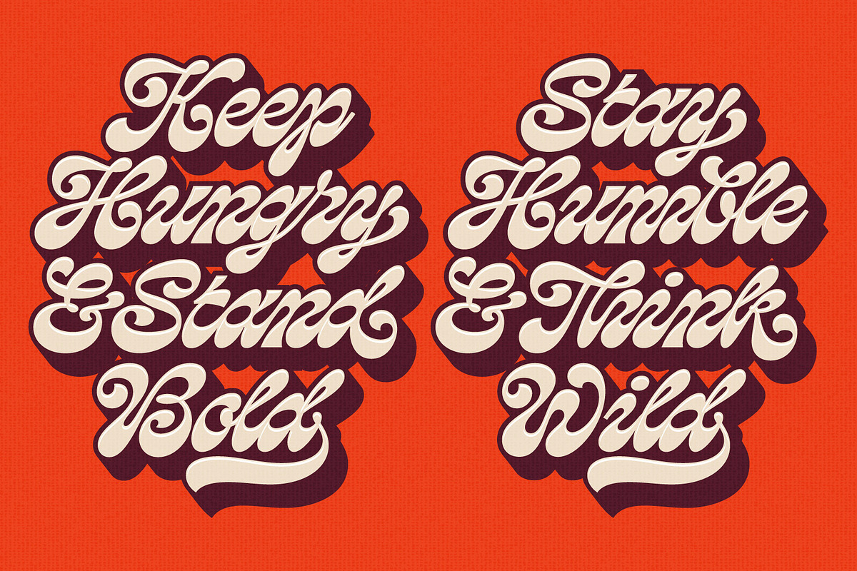 Loopin Script Font, a Script Font by Letteralle Studios (Photo 9 of 12)