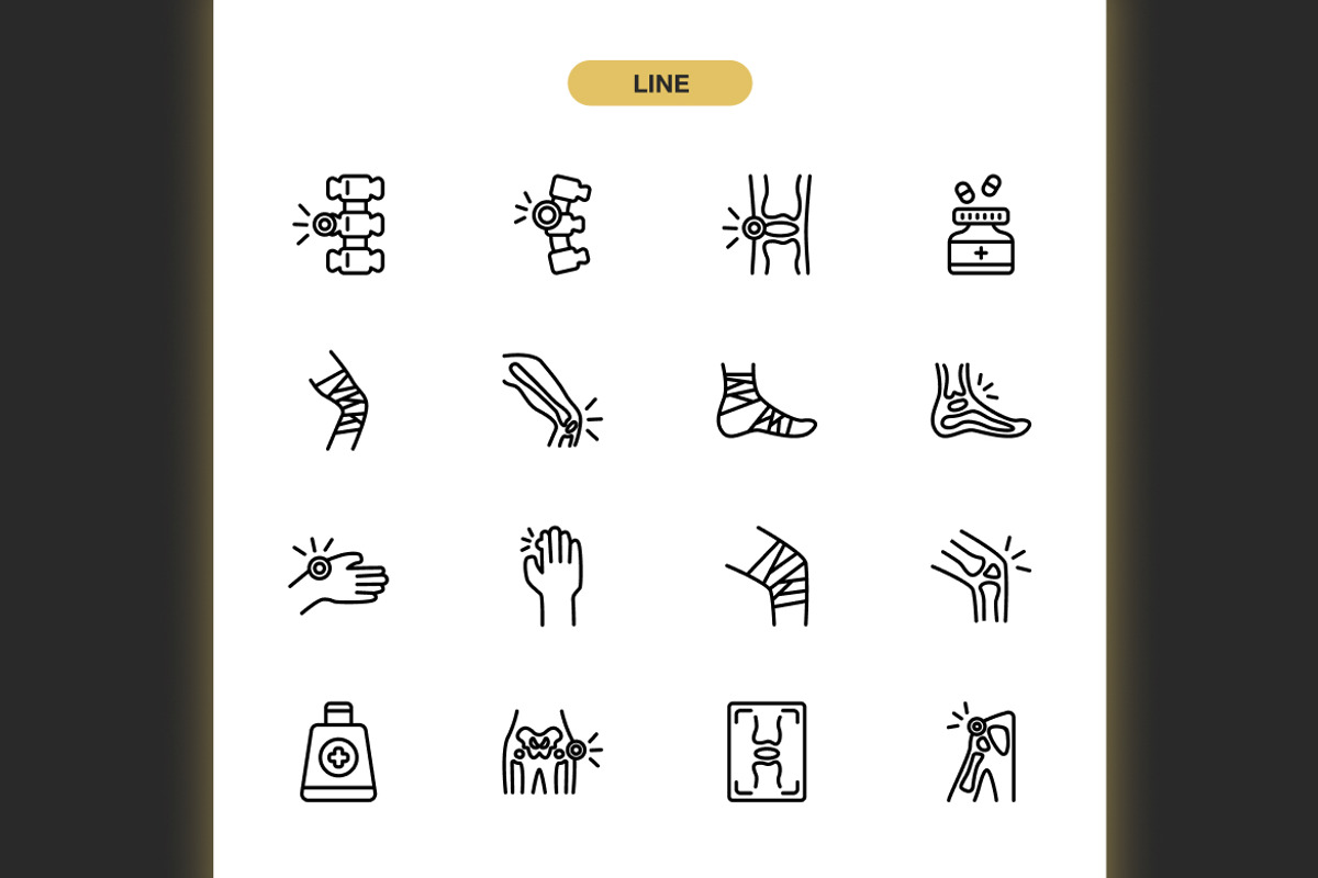 Joint Pain Icons, an Icon by Spacepixel Creative (Photo 2 of 3)