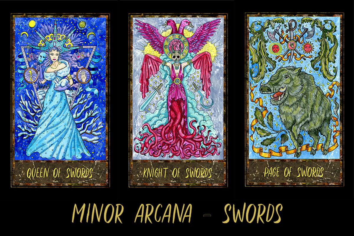 Magic Gate Tarot Deck colorful, a Decorative Illustration by Samiramay (Photo 15 of 27)
