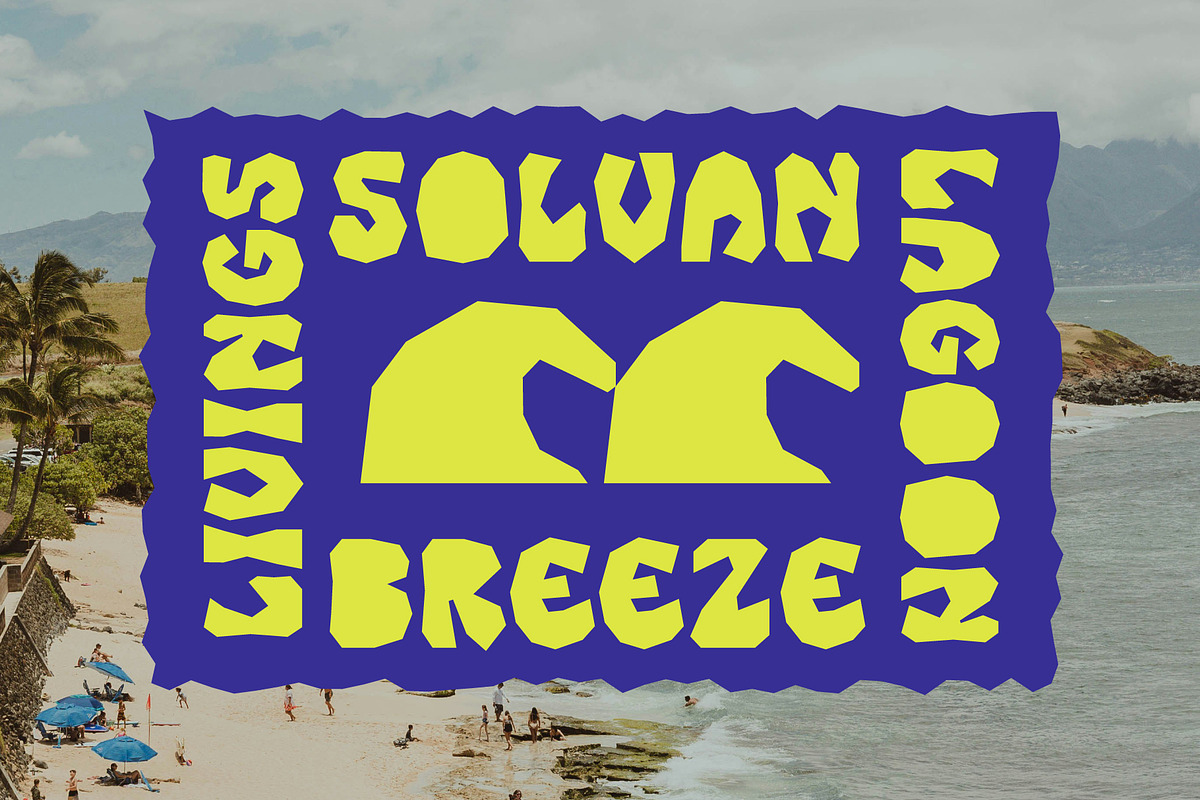 Surfo - Cutout font, a Handwritten Font by The Native Saint Club (Photo 2 of 16)