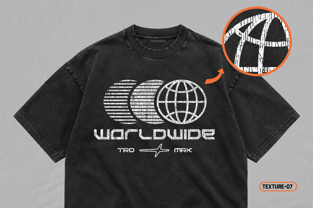 Plastisol T-shirt Texture Collection, a Texture Graphic by cd-design.co (Photo 5 of 11)