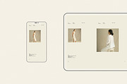 Minimal Line Device Mockups, an iPad Mockup by HelloKarla (Thumbnail 4 of 11)