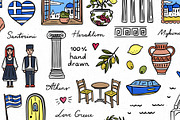 Greek Hand Drawn Illustration Pack, an Object Illustration by Redchocolate (Thumbnail 2 of 8)