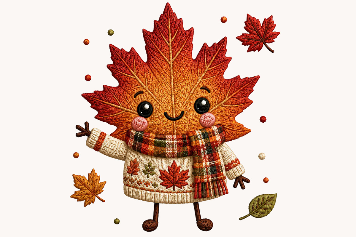 Whimsical Autumn Doodle Clipart, a Seasonal Illustration by Designworld (Photo 5 of 5)
