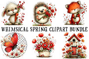 Whimsical Spring Clipart, an Illustration by OK Design (Thumbnail 2 of 6)