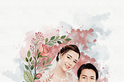 Custom Watercolor Wedding Effect, an Action Add-On by MRI STUDIO (Thumbnail 11 of 19)