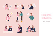 Couple met on dating site, a Food Illustration by Good Studio (Thumbnail 1 of 4)