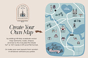 Wedding Map & Itinerary Creator Kit, an Object Illustration by Happy Monday Creative (Thumbnail 2 of 19)