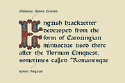 Medieval Knots Drop caps font, a Blackletter Font by kaer_shop (Thumbnail 6 of 9)