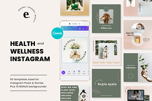 Health & Wellness Instagram Canva