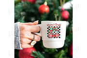 Retro Christmas Ornaments Bow PNG, an Illustration by OK Design (Thumbnail 2 of 4)