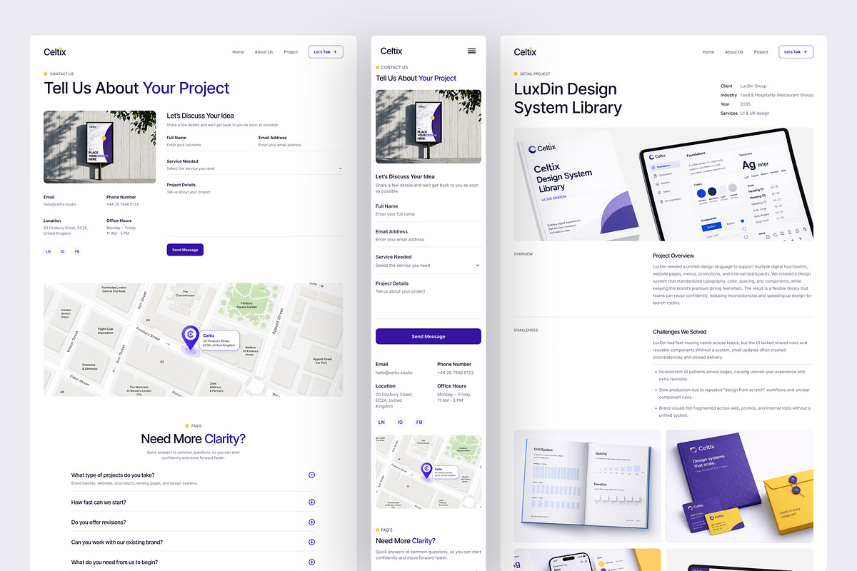 Creative Agency Website UI Figma, an UI Kit Template by peterdraw (Photo 2 of 7)