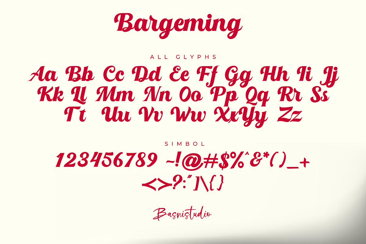 Arakans Bold Script Font, a Script Font by Basnistudio (Photo 11 of 12)