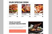 Restaurant Landing Page, an UI Kit Template by CreativeShaper (Thumbnail 3 of 5)