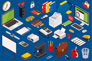 Isometric computerized workspace