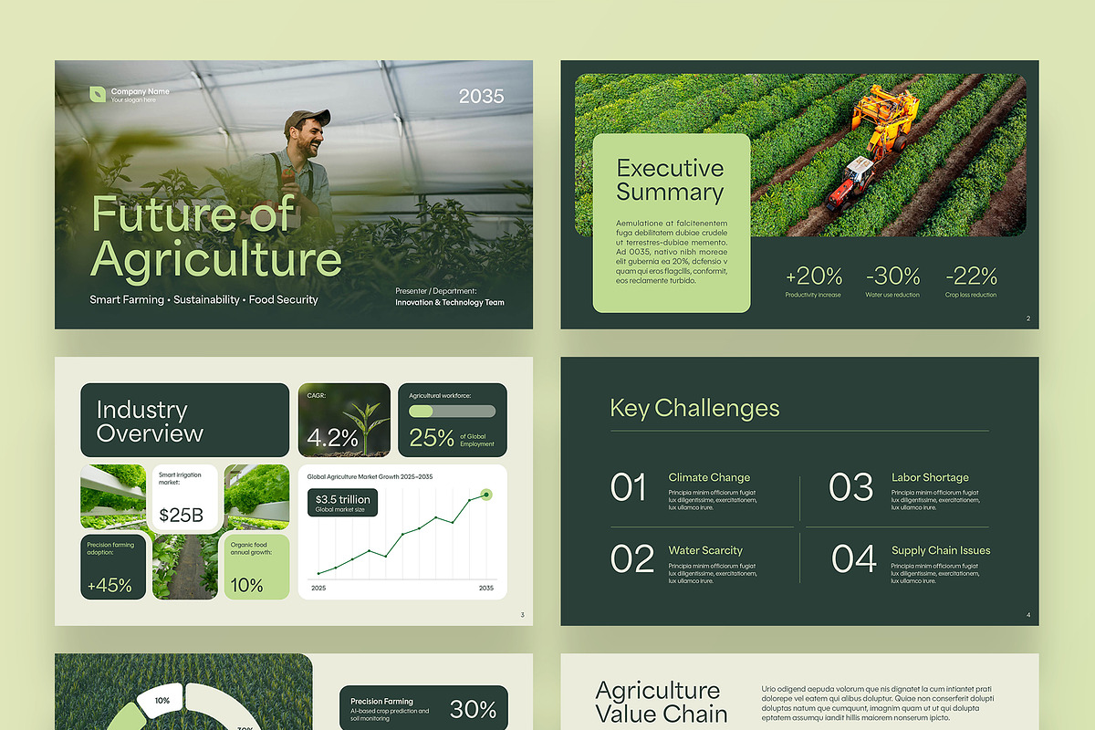 Modern Presentation Template, a Presentation Template by BrandPacks (Photo 7 of 7)