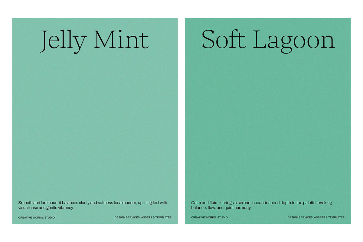6 Jelly Mint Grain Backgrounds, a Texture Graphic by CREATIVE WORKS. (Photo 3 of 5)