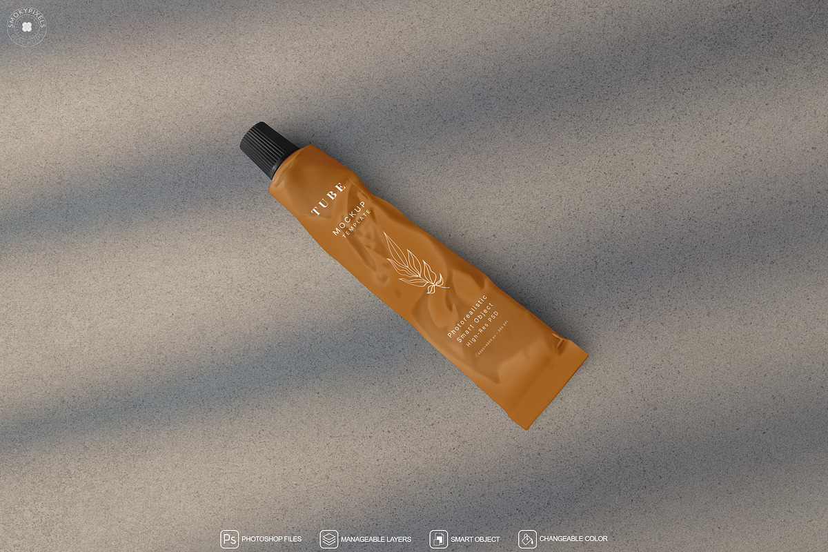 Tube Mockup, a Packaging Mockup by SmokyPixels (Photo 3 of 6)