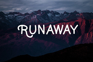 Runaway - Handwritten Font