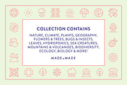 Nature Line Icons, an Outline Icon by Made by Made (Thumbnail 2 of 7)