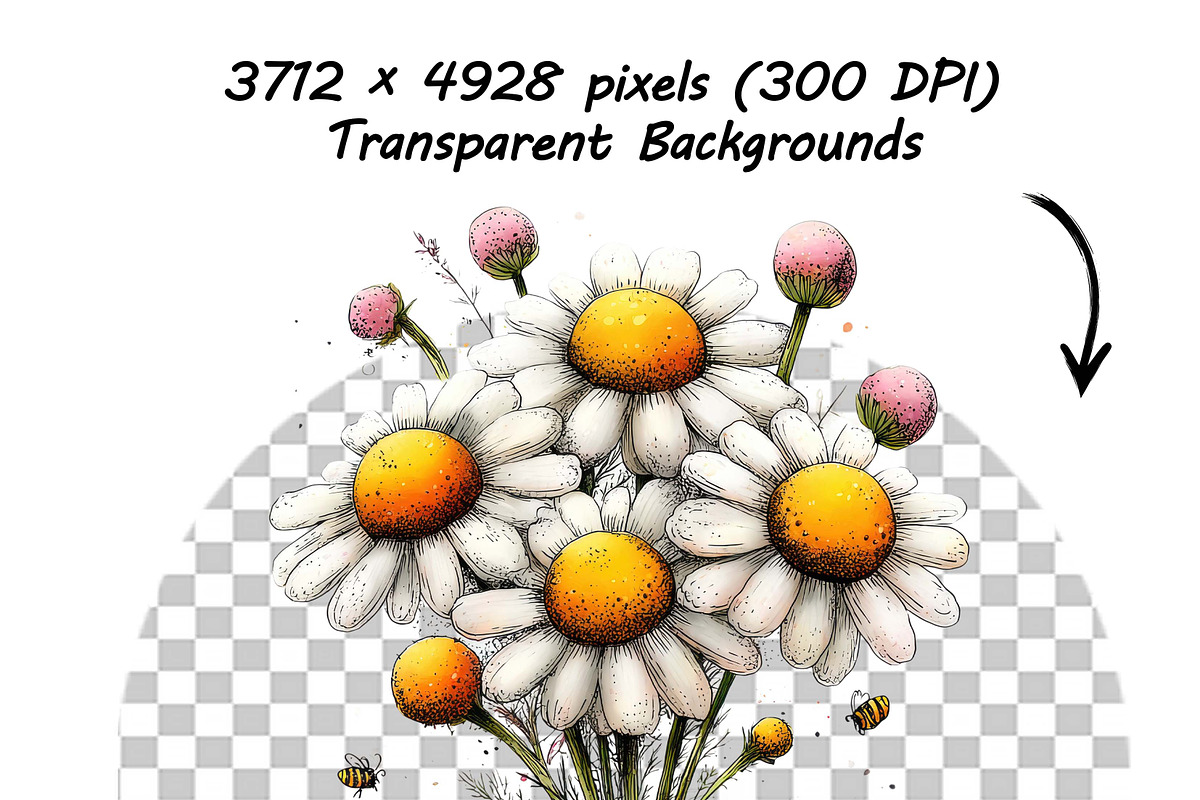 Whimsical Spring Flowers ClipartS, a Graphic by one-touch (Photo 15 of 18)