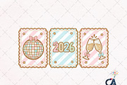 Yarn Crochet Happy New Year 2026 PNG, an Illustration by Creative Art (Thumbnail 1 of 6)