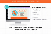 Retro Branding Kit Canva Template, a Branding & Logo Template by Anna Design Studio (Thumbnail 8 of 9)