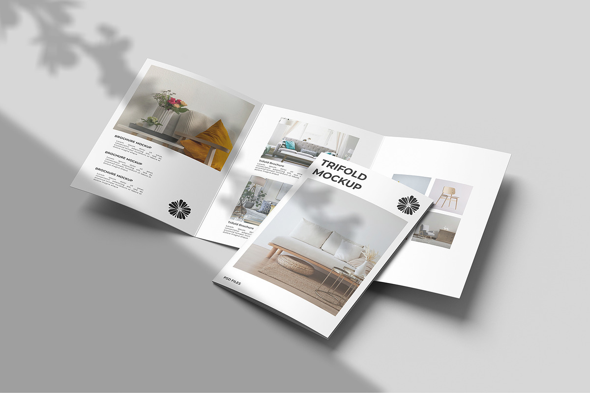 A5 Trifold Brochure Mockup, a Books & Magazine Mockup by graphicpages (Photo 14 of 16)