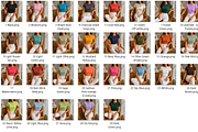 Bella+Canvas 3001 59 Mockup Bundle, a Shirt Mockup by ElDesignState (Thumbnail 2 of 2)