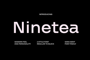 Ninetea Sans Serif Font