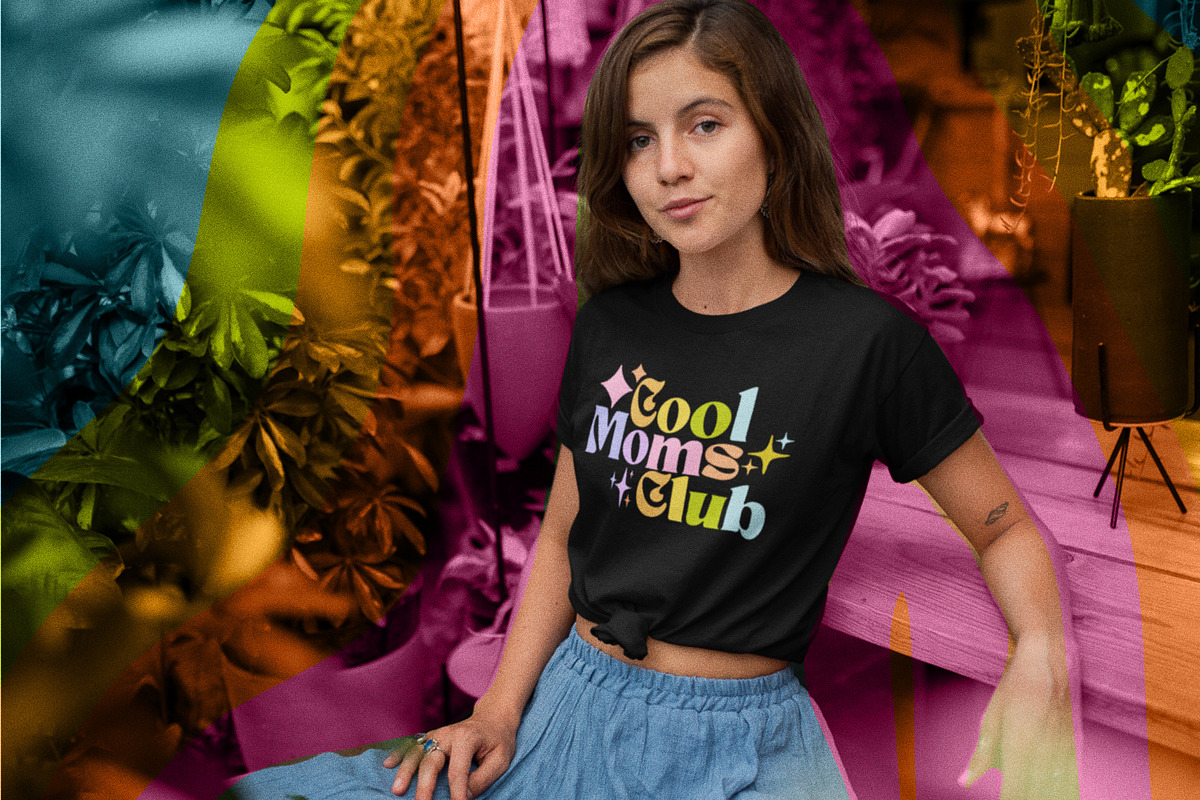 Cool Mom Tshirt Sublimation Designs, an Object Graphic by Dear Darling Design (Photo 7 of 10)