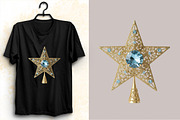 Light Blue & Gold Christmas  Clipart, an Illustration by SVGArt (Thumbnail 6 of 8)