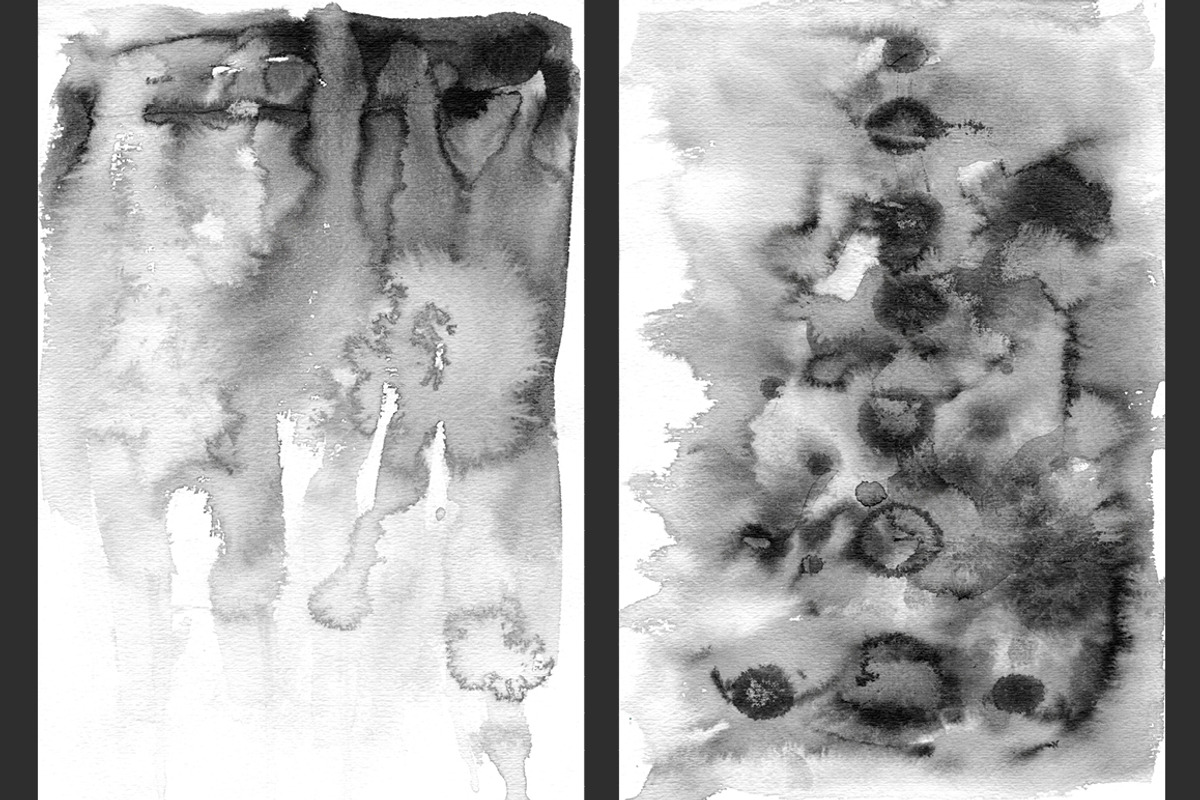 India Ink Wash Backgrounds, a Texture Graphic by M. by mprintly (Photo 3 of 5)