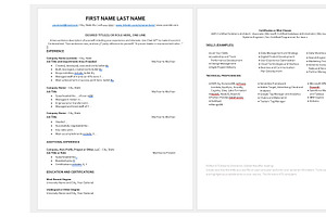 ATS-Compliant EZ Resume Template