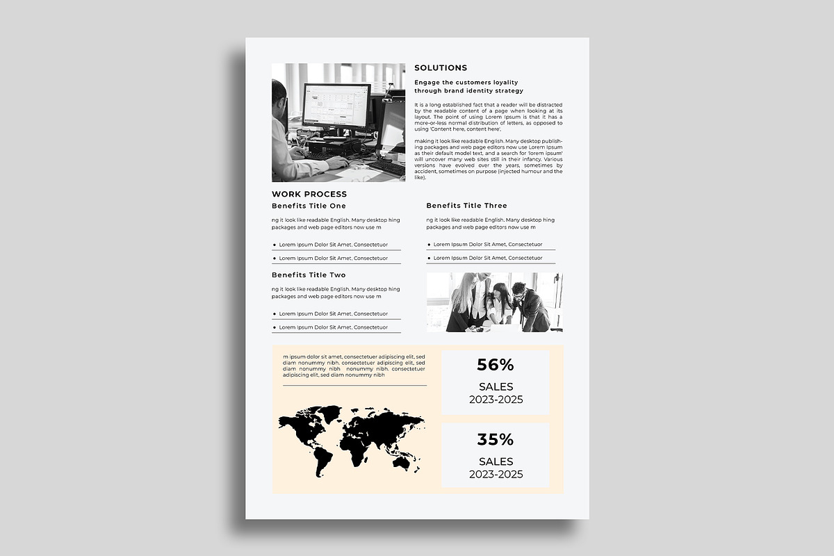 Case Study Template, a Stationery Template by Sharifull11 (Photo 3 of 4)