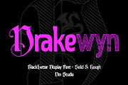 Drakewyn, a Blackletter Font by din-studio.com (Thumbnail 1 of 12)