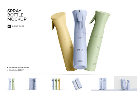 Imporx Spray Bottle Mockup, a Packaging Mockup by Ram Studio