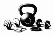Gym Equipment Vector Pack featuring, an Illustration by Amazin_art (Thumbnail 11 of 11)